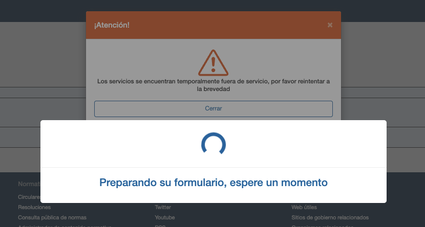 alvaprog's tweet photo. quieres cumplir con tus compromisos de declaración de renta @SII_Chile y la página está con problemas al cargar. Un año para hacer algo y los sistemas fallan... https://t.co/zli3pEGDZ7