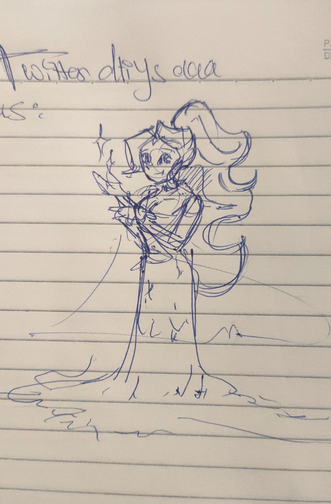 Lamamakes's tweet image. Okay I need to sleep, but here's a quick doodle until I can draw her properly tomorrow.