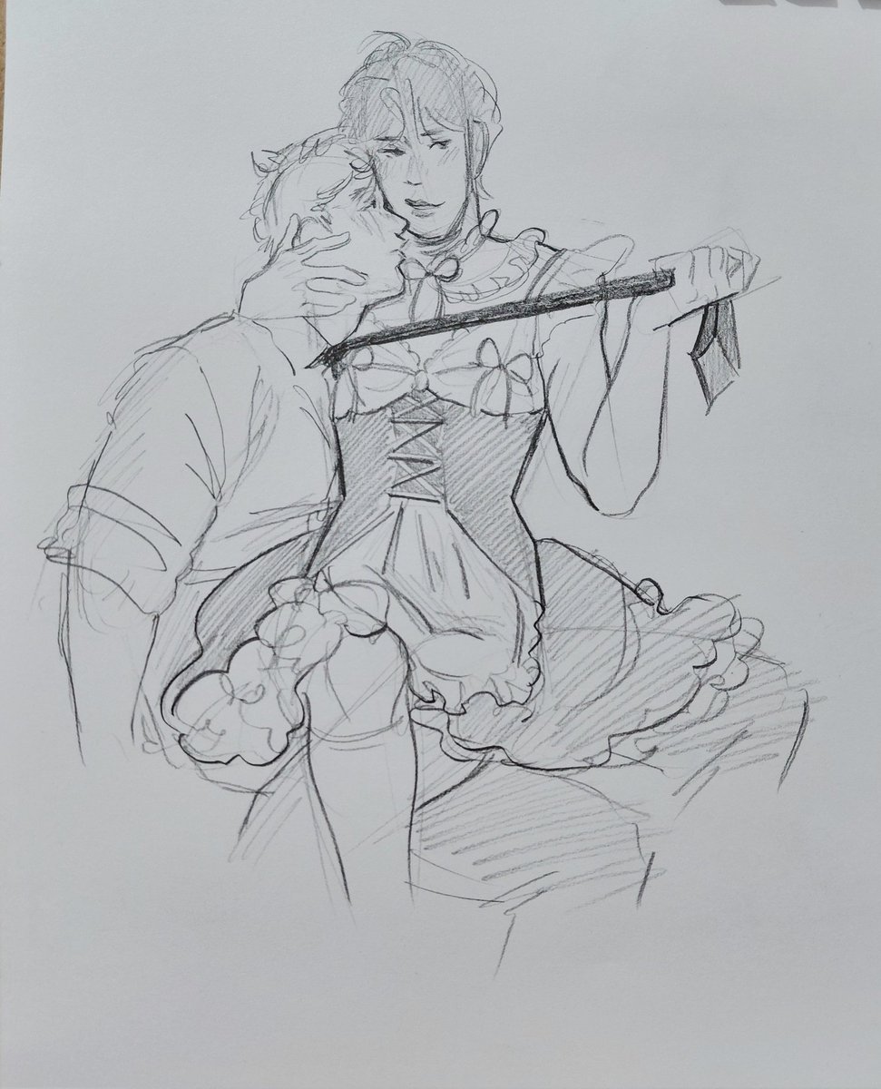 Salep_sever's tweet photo. ✨️🐺🐶✨️
Seungmaid 
When u bored of digital art but u still wanna draw https://t.co/8TV2H1Lbm8