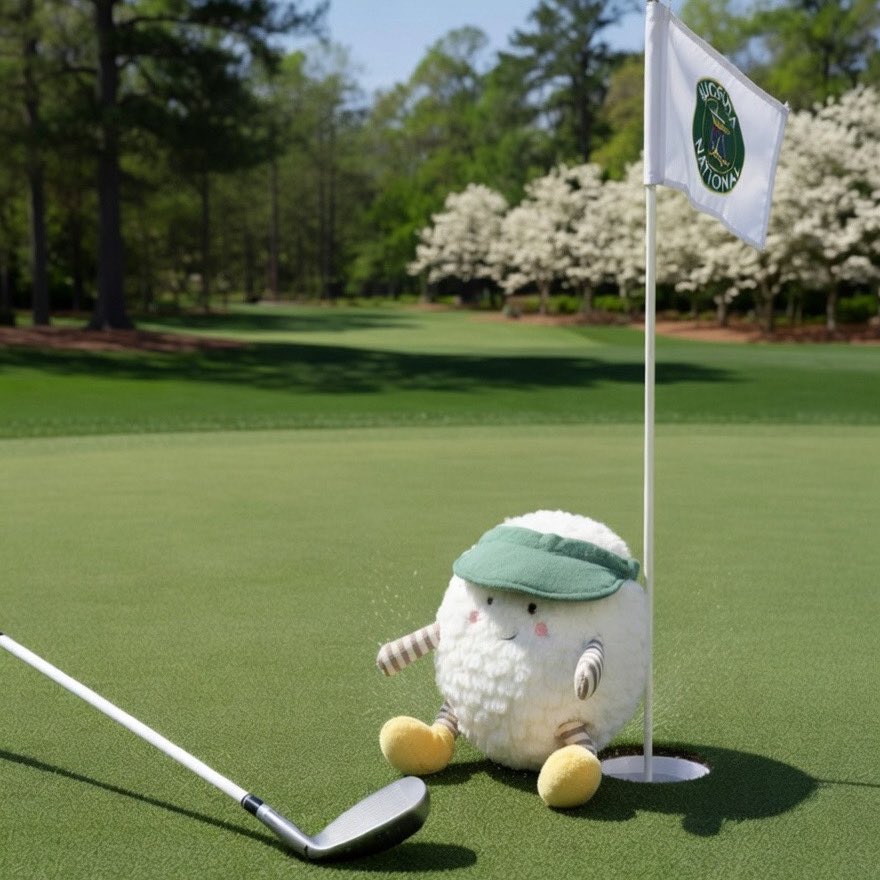 DesignsMon's tweet photo. Tee time at Augusta ⛳💚
This cu-tee  spectator has arrived for opening day. (Currently sold out - only available through one or our retail partners!) #augusta #golf https://t.co/iUW56WLDTR