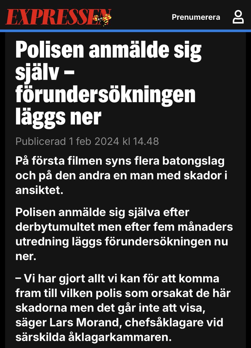 svartagulaAIK's tweet photo. På tal om ryggradslöst. Sjukdomsinsikten är obefintlig hos polismyndigheten. https://t.co/sSk4SonNNu