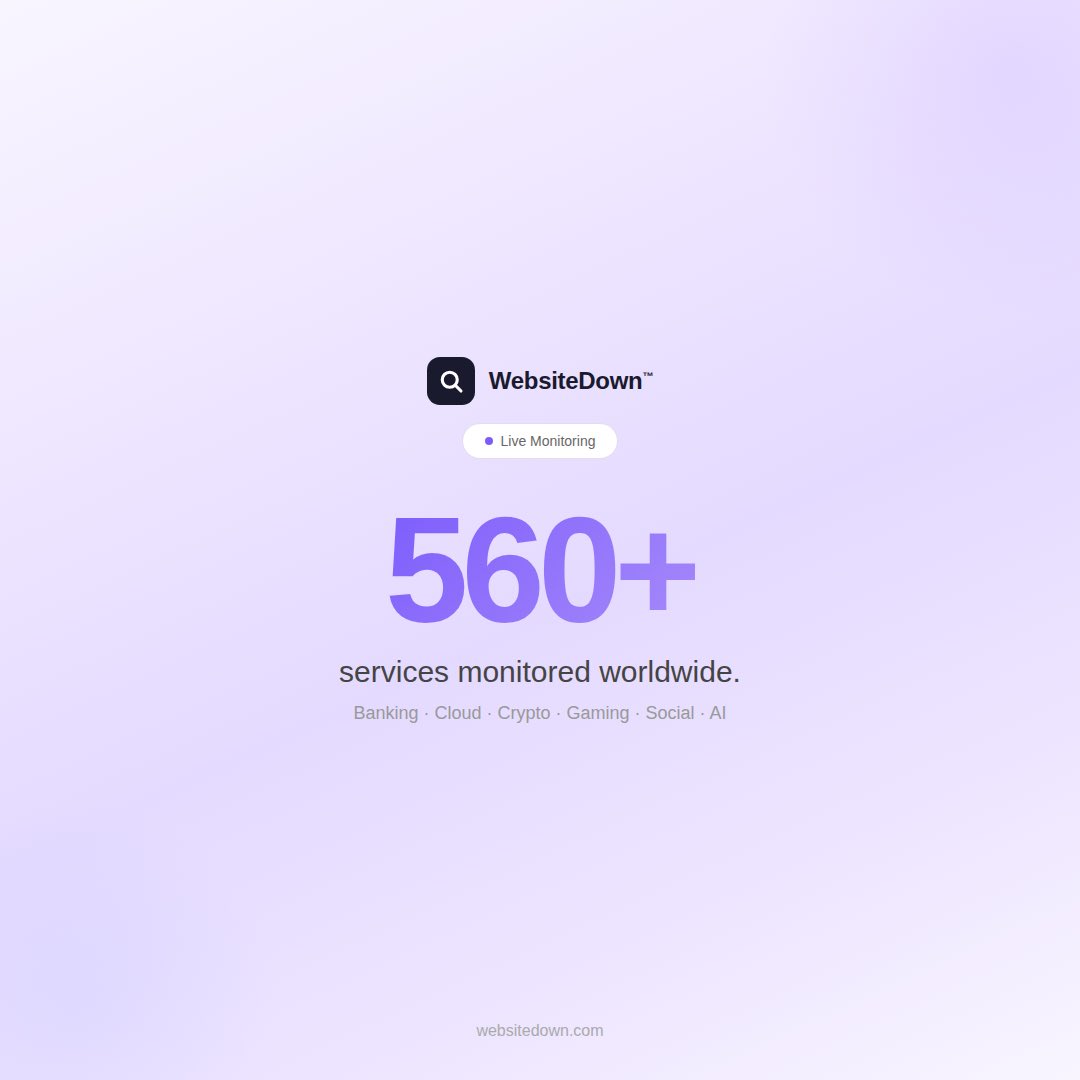 WebsiteDown tweet media
