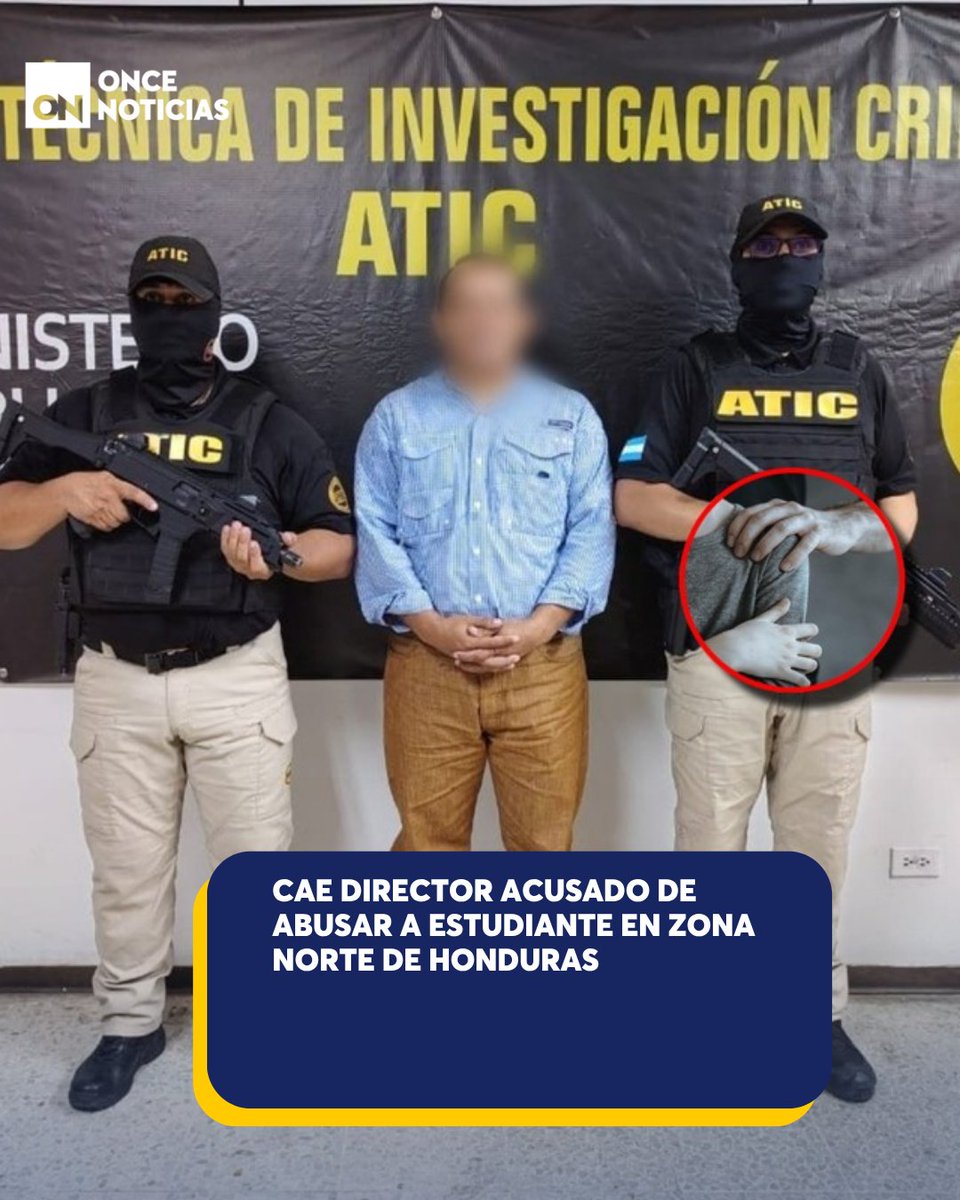 canal11hn's tweet image. 🚨Las investigaciones del MP establecieron cómo habría iniciado el caso dentro del centro educativo hasta la captura del docente. 👉 oncenoticias.hn/nacionales/cap…

#Director #Abuso #MP