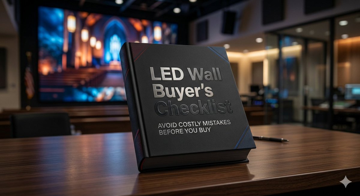 LedWallsPro's tweet photo. Most LED wall buyers waste thousands because they trust the wrong specs and the wrong sellers.

This checklist was built to prevent that.

If you’re even thinking about getting an LED wall—get this first.

(link in comment section) https://t.co/G1dOVDgAQ5