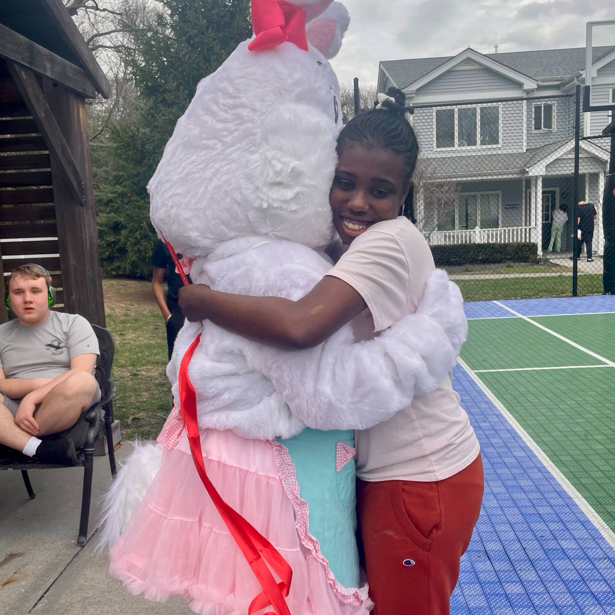 DDIFamily's tweet image. Students in the Children's Residential Program were visited by the #EasterBunny last week. They also enjoyed a festive egg hunt, scouring the grounds for hidden treats and celebrating the holiday season with excitement and joy. #DDI #DDIFamily #AutismAcceptance #Autism