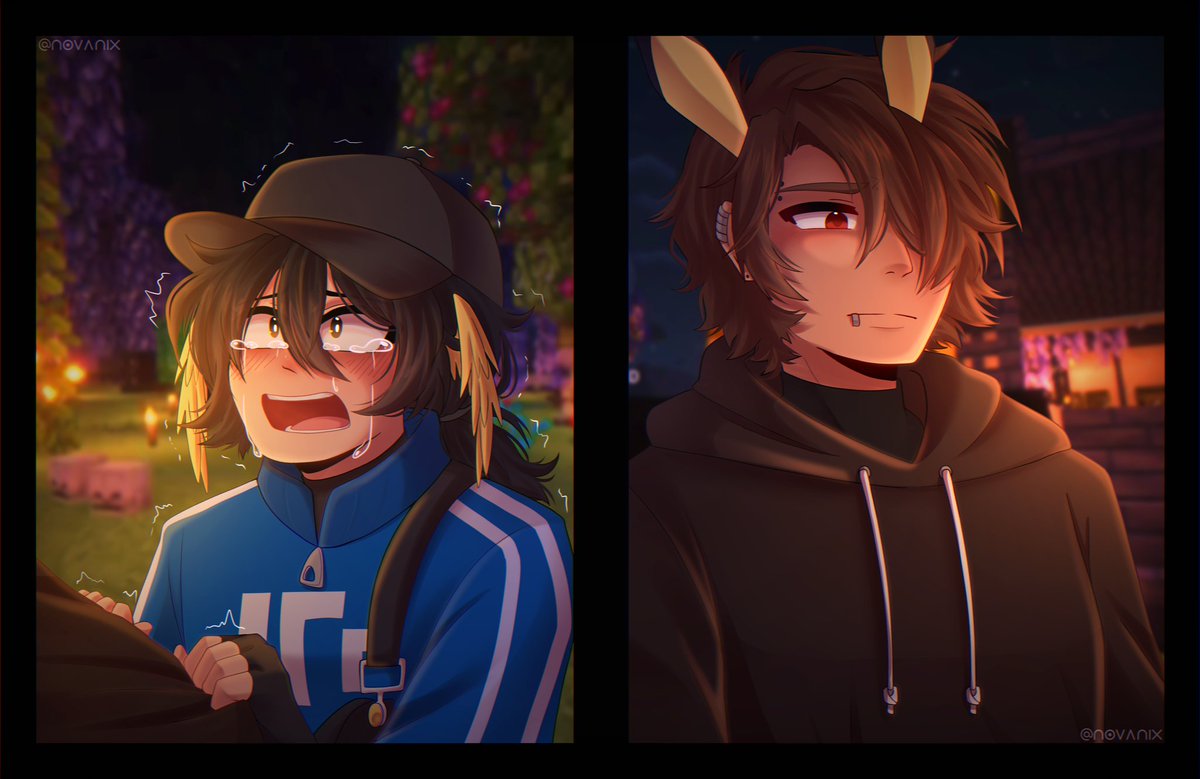 "por favor... Perdóname" 🥀
#luckity #luckityfanart #qsmp2