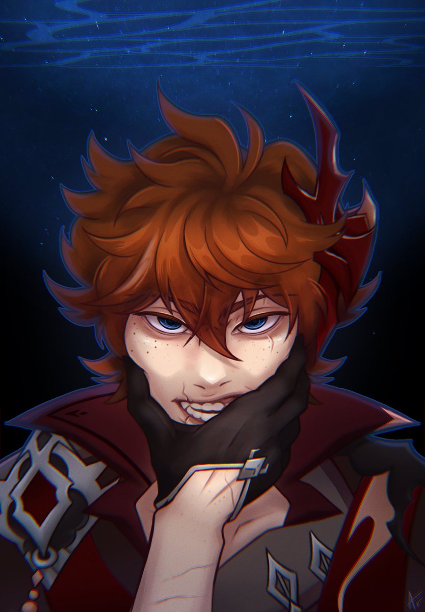 argonlights's tweet photo. The Abyss Stares Back

#genshinimpact #fanart #childe #tartaglia https://t.co/rTrEjnOF7j