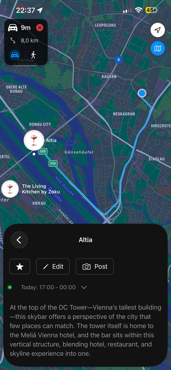 trepai_'s tweet photo. Navigation just got smarter 🚀

You can now:
→ Get routes inside the app
→ Switch between walking &amp; driving
→ See distance + duration instantly

No more switching apps.
Just discover and move between hotspots seamlessly. https://t.co/bFx23UYe0e
