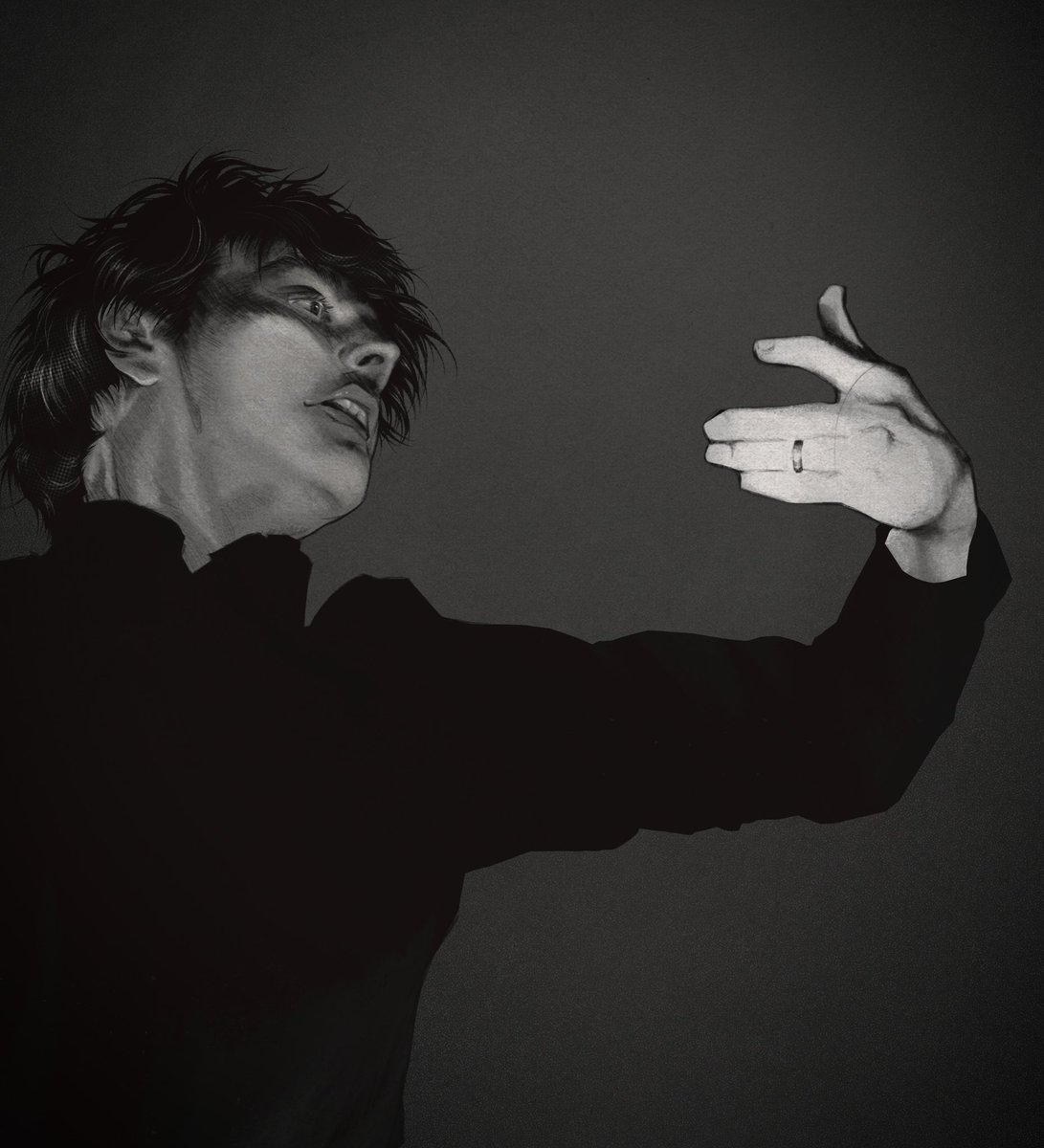 decapitatedbeta's tweet photo. Happy birthday Gerard Way light of my life Michael Romance himself 🎉

Here’s an unfinished WIP of that photo every mcrartist was drawing last year #MCR https://t.co/8F9yQIXe2L