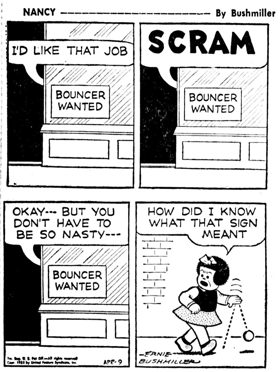 Nancy Comics by Ernie Bushmiller tweet media