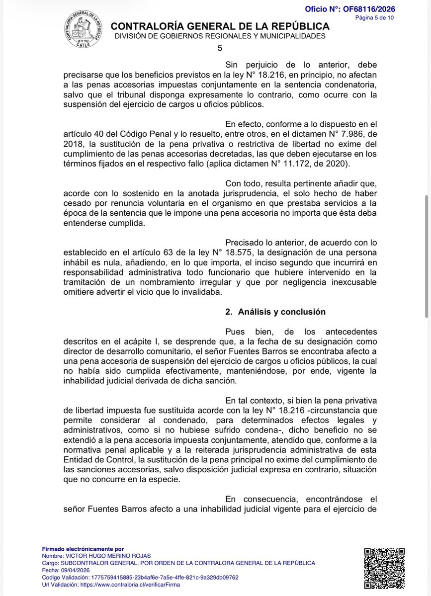 Andrés Argandoña Concejal Ñuñoa tweet media