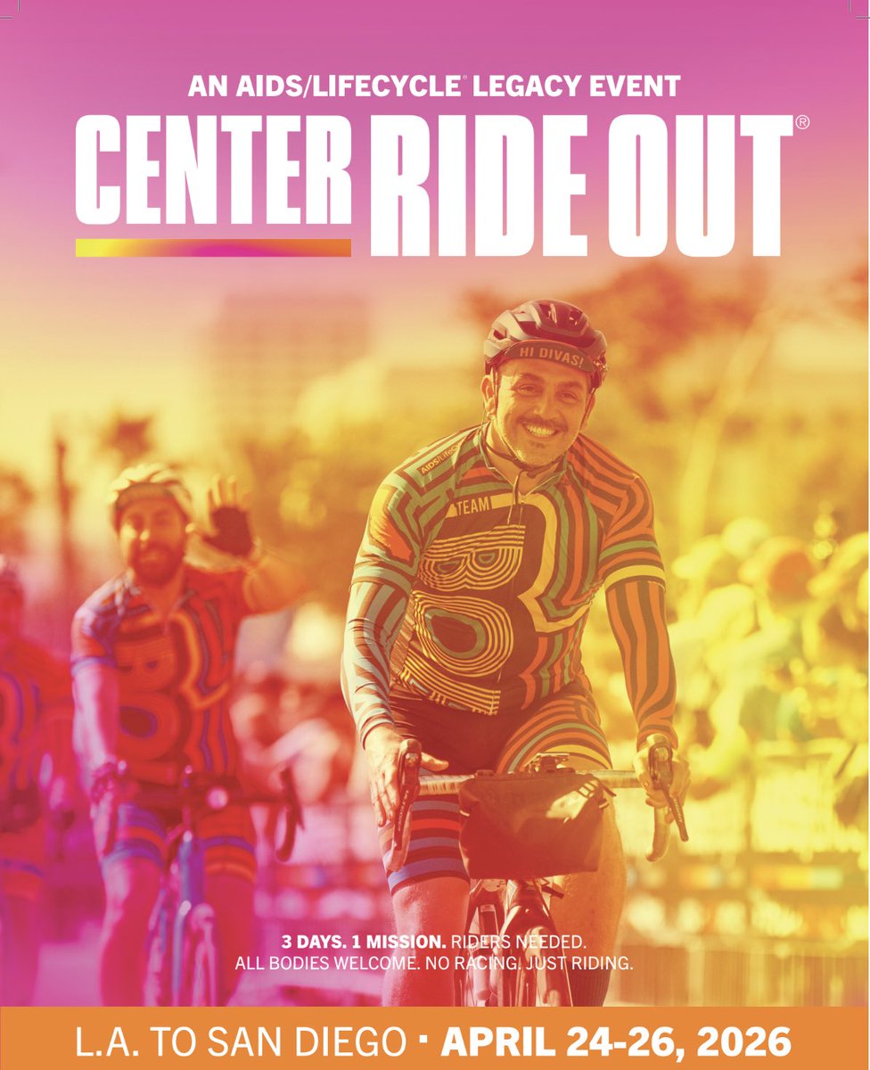 francesc's tweet photo. Also, I’m riding my bike from Los Angeles to San Diego raising funds to provide prevention, support, and care for AIDS in Southern California
Every dollar helps, so please consider donating! https://t.co/078Oagq6RB
#CenterRideOut #AIDSLifeCycle https://t.co/Bw9wyLHo0n