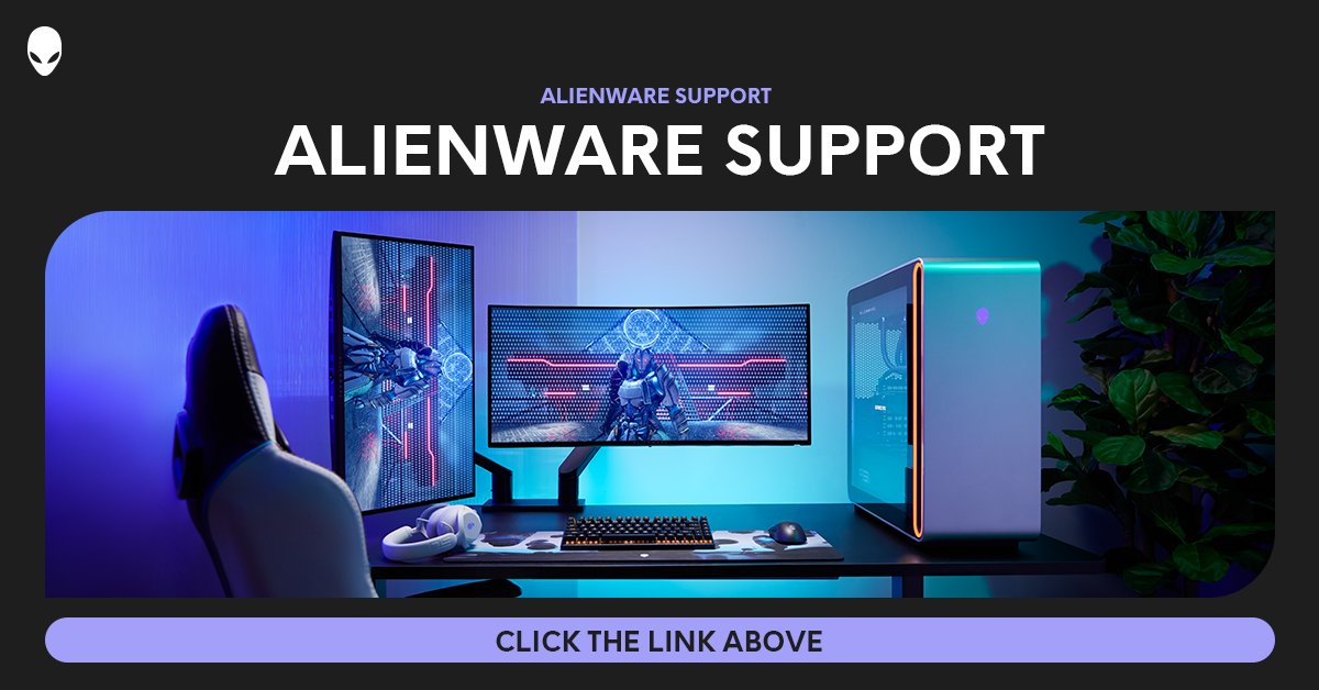 Alienware Support tweet media