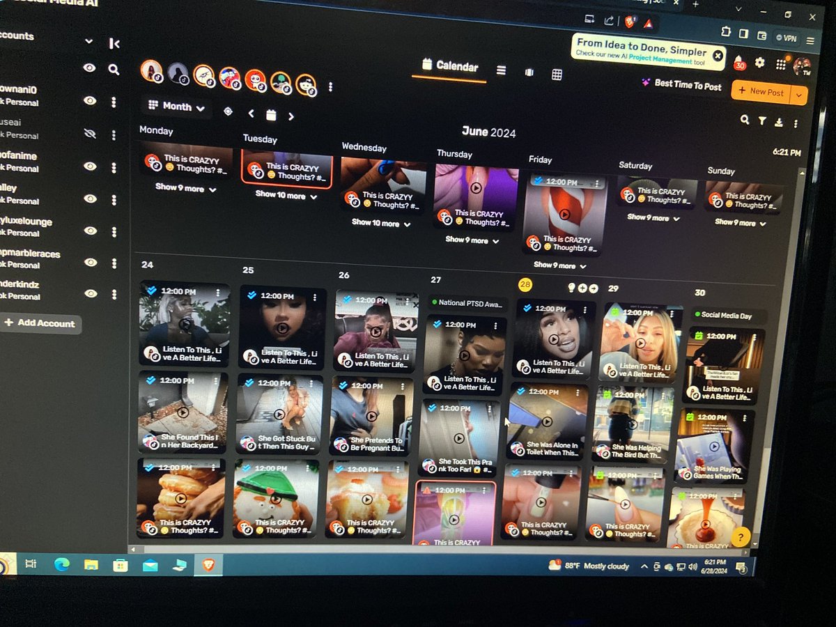 ItzEikyo's tweet image. Most editors think they’re overworked…

3 short-form videos a day should be light work if you actually understand content. I used to edit for 9 clients making 3 videos a day per client. ⬇️

I’m looking for editors who move fast and are hungry !!

#Editor #VideoEditor