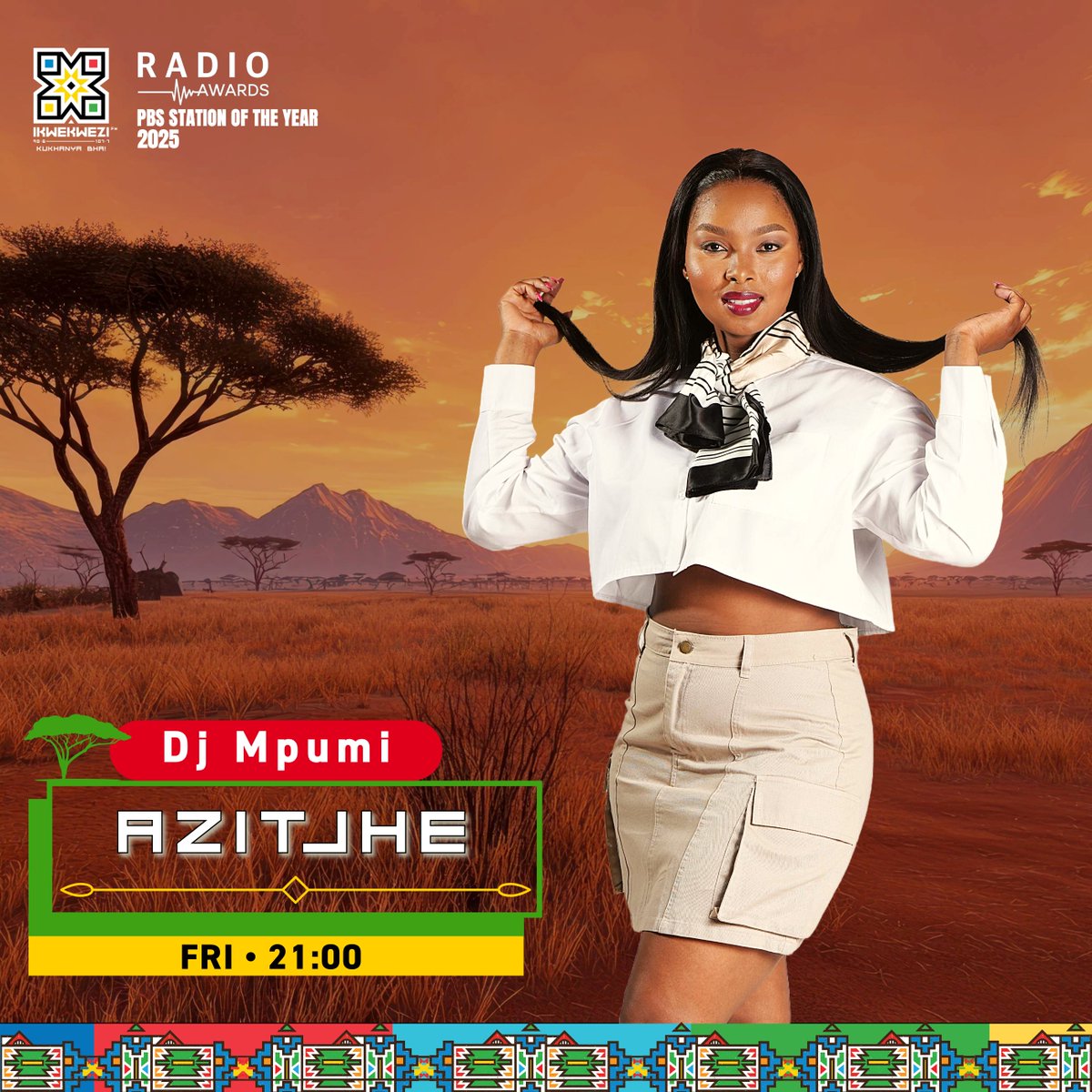 Ikwekwezi_FM's tweet photo. 📌 #Azitjhe | DJs at Play
🎙️ Dj Mpumi
📆 Fri, 10 Apr
⏰ 22h00
👤 Queencess kganya
⏰ 22h30
👤 Dj Guluvakazi
#UmkhanyoNgowakho
📻90.6-107.7
📱 https://t.co/7Rb5HTCkOd
💻Stream | https://t.co/OrmPWTGJv5 https://t.co/9BgjmNABqd