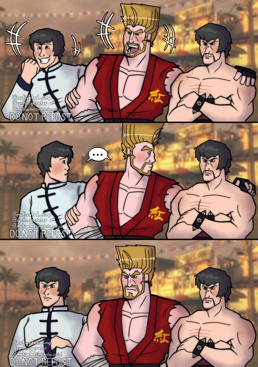 motivated_simp's tweet image. love these goobers, wish i could see them all together more

#TEKKEN #TTT2 #paulphoenix #marshalllaw #forrestlaw