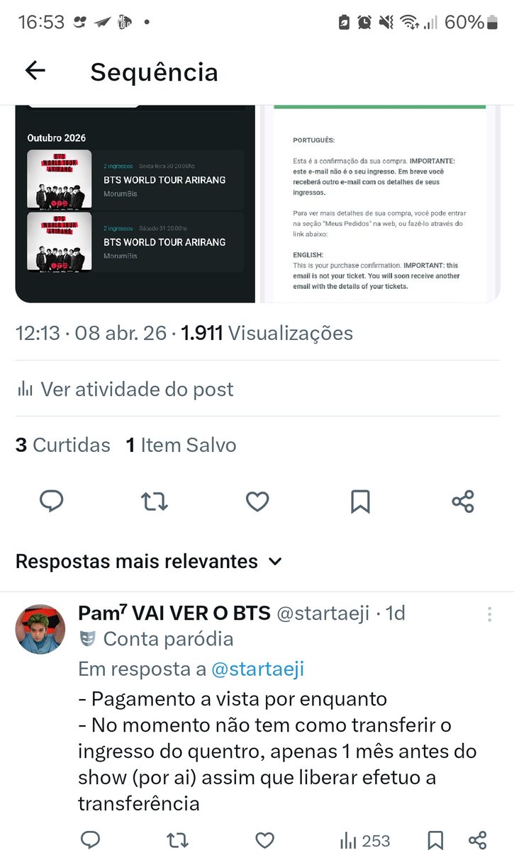 Pam⁷ VAI VER O BTS tweet media