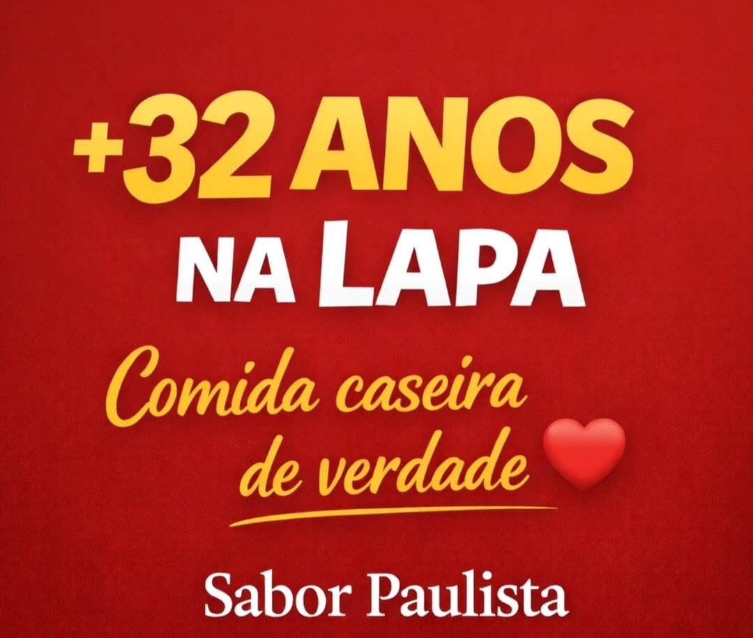 Restaurante Sabor Paulista 

Rua Afonso Sardinha, 330 na Lapa

Apareça lá e me procure ou fale com a <a href="/Cris__Crica/">Cris de Cristiane</a>