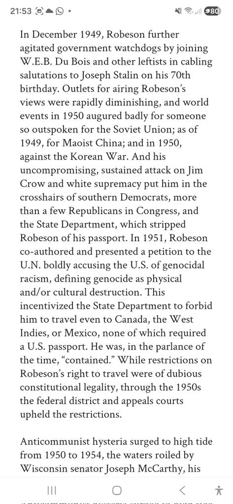 CPB_London's tweet photo. @jacobin @Harryslaststand Same old @jacobin. Can't bring themselves to use the *C* word (that's 'Communist', by the way). Describing Paul Robeson as a "... civil rights activist, and socialist" is just a heroic level of whitewashing. This anti-communism runs deep https://t.co/FoPMUg3Oh1 https://t.co/sZnu0IcCLA