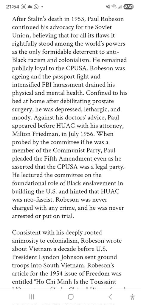 CPB_London's tweet photo. @jacobin @Harryslaststand Same old @jacobin. Can't bring themselves to use the *C* word (that's 'Communist', by the way). Describing Paul Robeson as a "... civil rights activist, and socialist" is just a heroic level of whitewashing. This anti-communism runs deep https://t.co/FoPMUg3Oh1 https://t.co/sZnu0IcCLA
