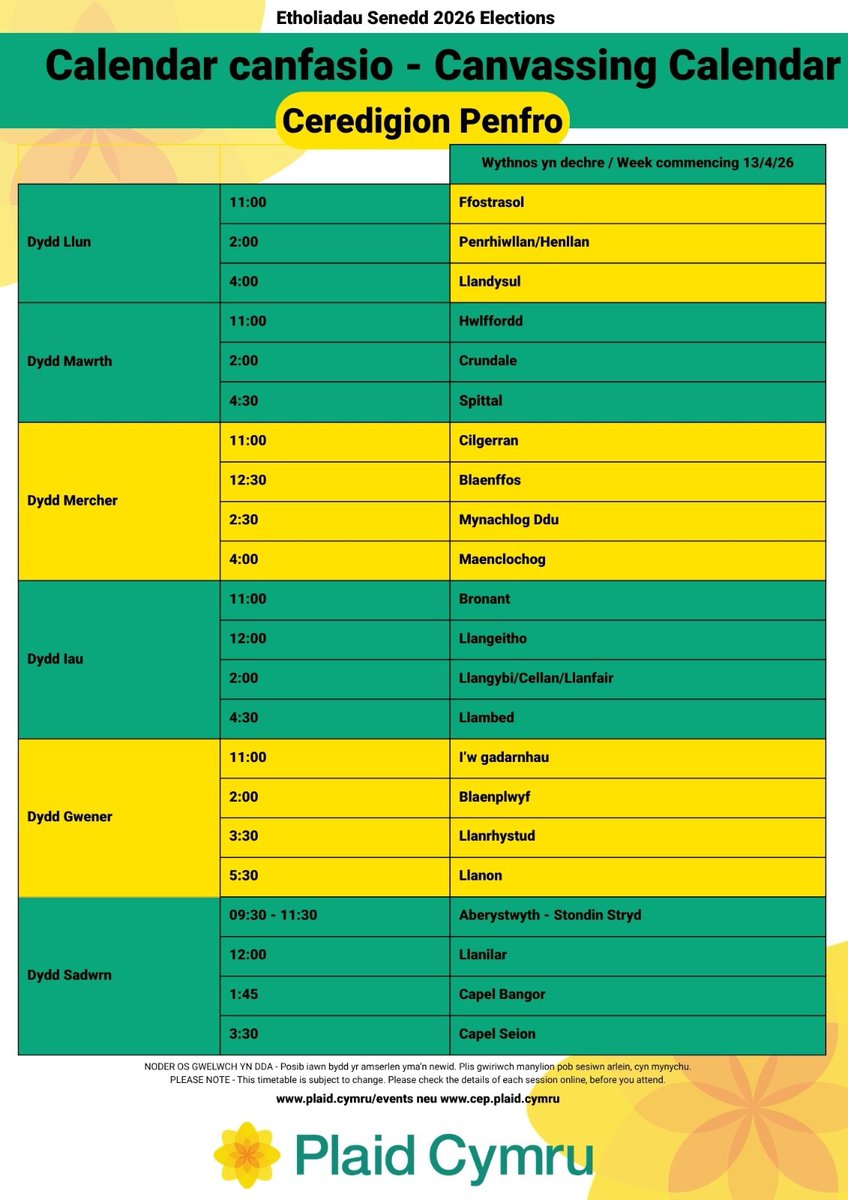 Plaid Cymru Uwch Teifi tweet media