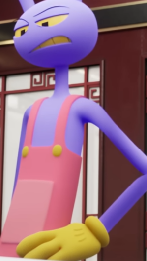 PabloBrandao13's tweet image. Maybe I'm going crazy, but can someone explain to me why Zooble in this episode has a hand that looks similar to Jax's? The color is a little different, but it's still very similar. #tadc #theamazingdigitalcircus #zooble #ribbun i guess? #jax