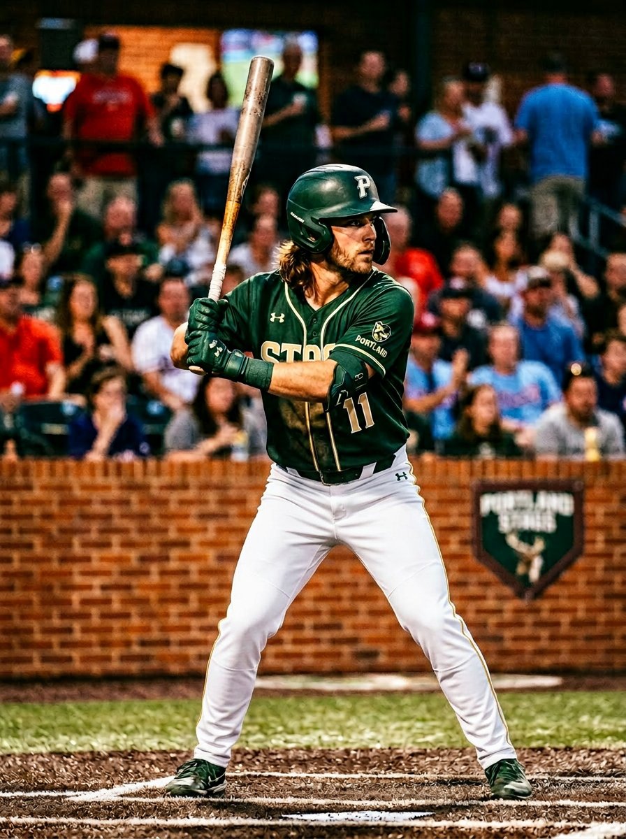 Portland__Stags's tweet image. Dodgers hand Portland a 6–1 loss. Matt McClendon battled through 5 innings (6 H, 4 ER, 4 BB, 4 K), but the Stags couldn’t generate enough offense to keep pace. Billy Ray Spears provided the lone spark with a solo homer, his bat once again carrying the charge. #eMLB
