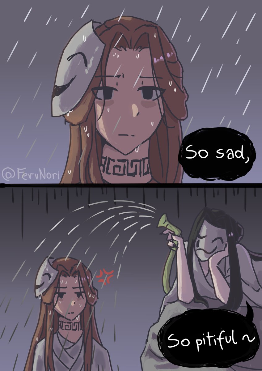 FervNori's tweet photo. What a rainy day
#TGCF #baiwuxiang #xielian https://t.co/2otns9dBkw
