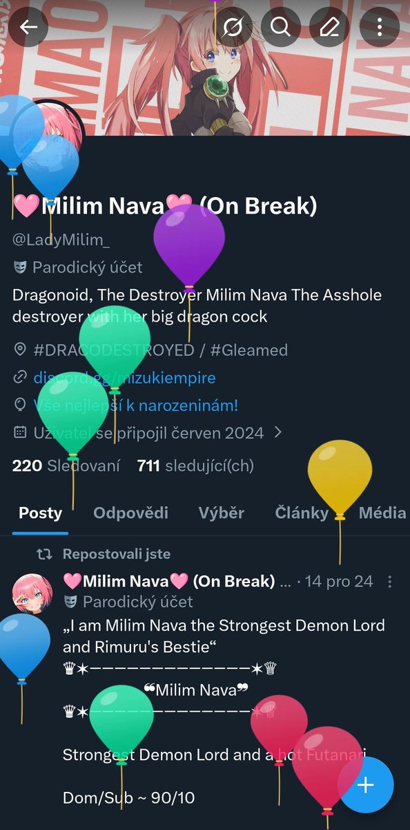 LadyMilim_'s tweet photo. Yayyyyy Birthday time!!!! 🎉🥳 https://t.co/gcP1WrsrqS