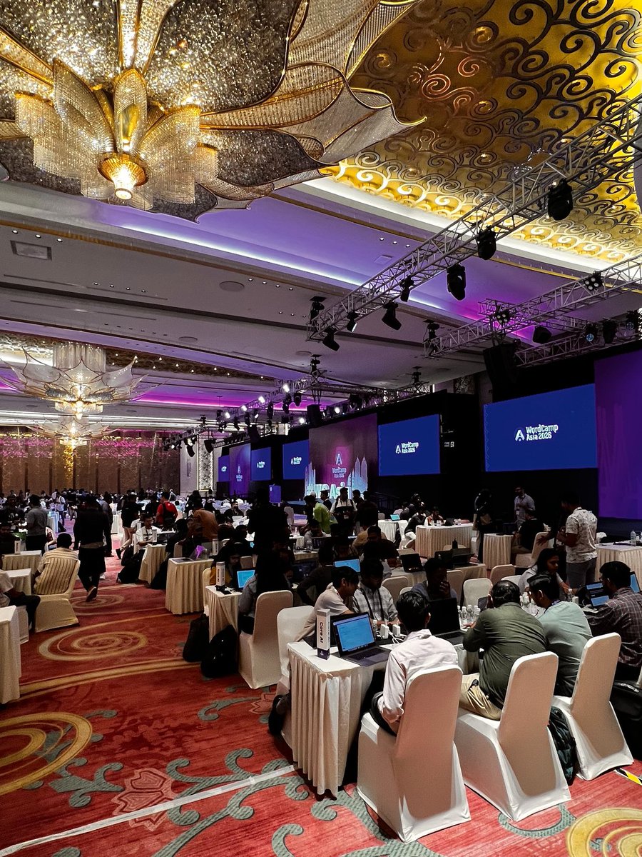WordVell's tweet photo. @automattic @WordCampAsia @WordPress The location is beautiful ❤️ 
Hats off to the organizers https://t.co/okjb2dgsfn