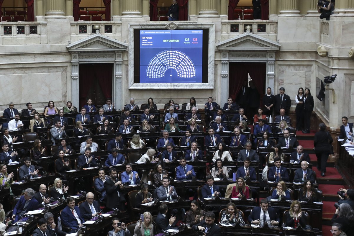 Bianchetti_E's tweet photo. Sesión Especial en el recinto @DiputadosAR https://t.co/5AGB57WtW3
