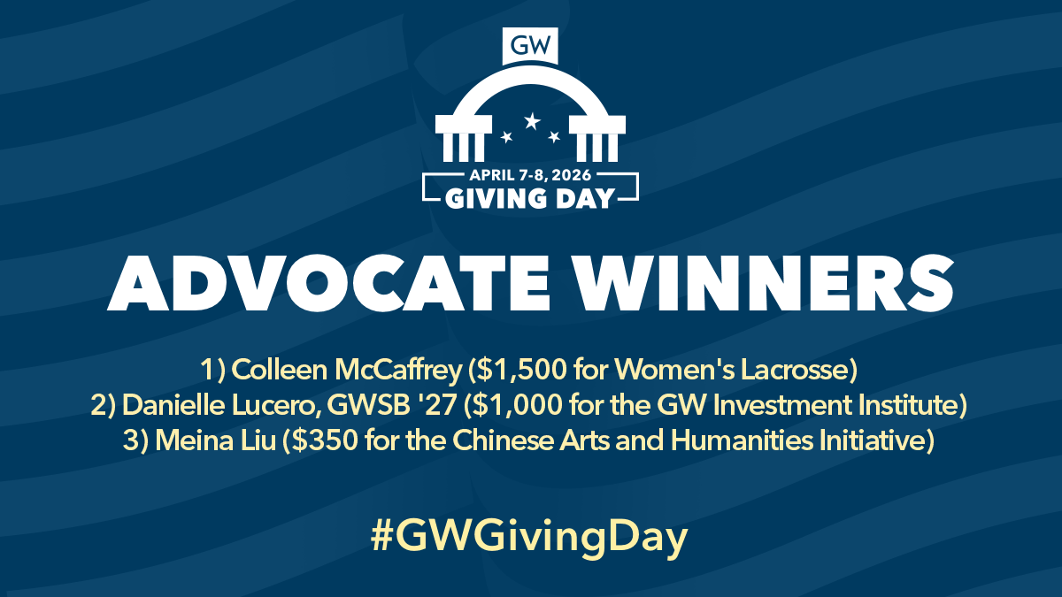 GW Alumni tweet media