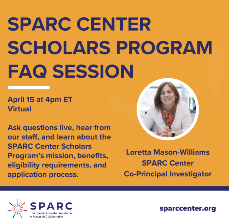 SPARC_Center's tweet photo. Applications for the SPARC Scholars Program are due on May 1st. To learn more about this opportunity, join @Lmasonwms for an upcoming Q&amp;A session.

📅Wednesday, April 15th
⏰ 4:00 pm EST 
🔗Register: https://t.co/G8WRBGpvFO https://t.co/AMZbAJaPCS
