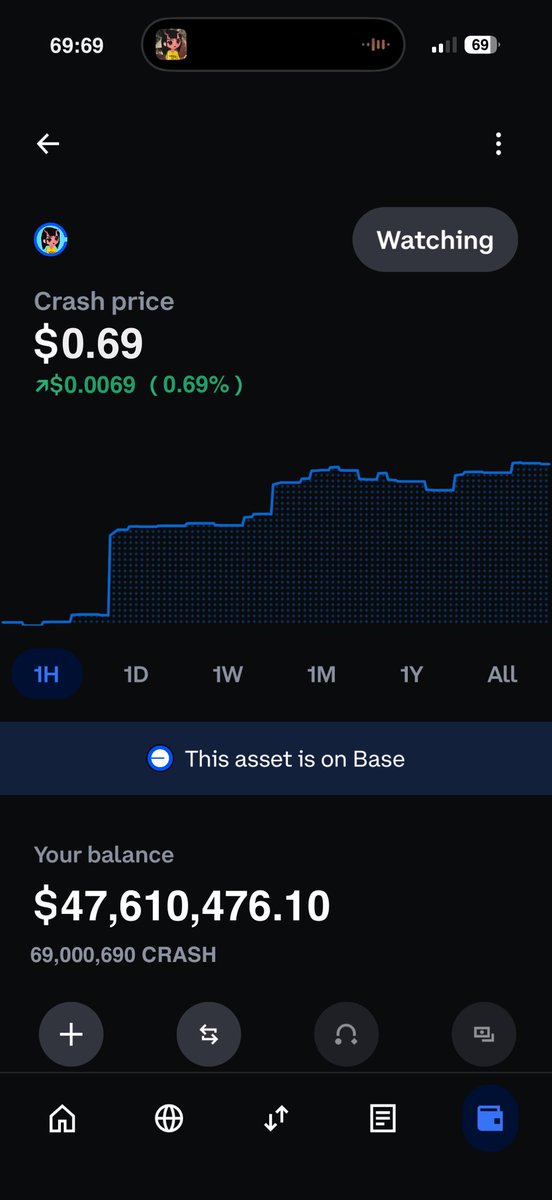 Day 415 of posting $Crash
until it’s worth $0.69
($690 M Market Cap)

Current Market Cap $650,000
1050 X from here

CAD

0x4dd9077269dd08899f2a9e73507125962b5bc87f