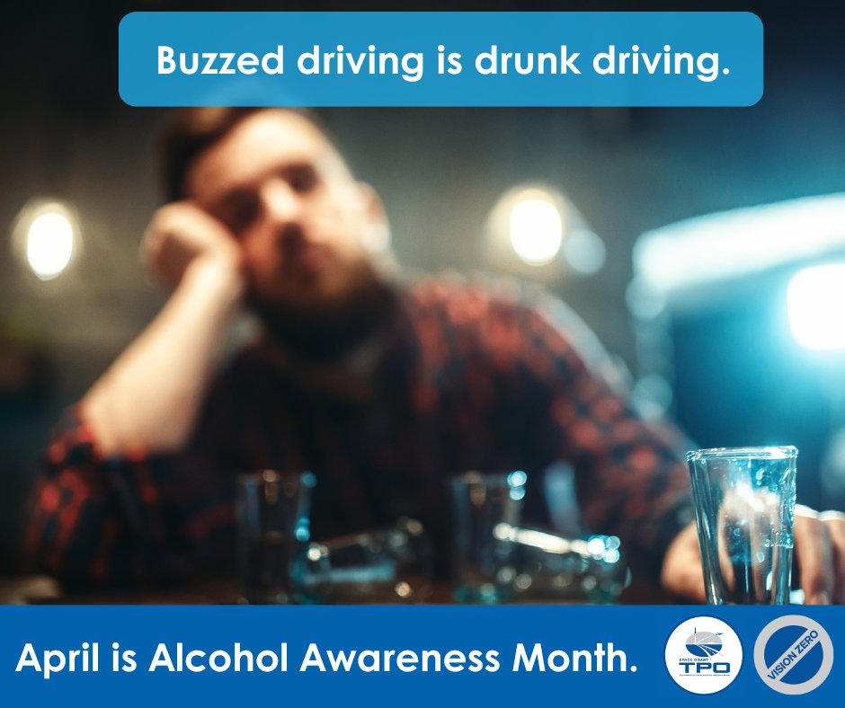 SpaceCoastTPO's tweet image. Buzzed driving is drunk driving 🍻🚗 If you feel it, it’s affecting you. Don’t risk it.  Plan a sober ride. #AlcoholAwarenessMonth #VisionZero