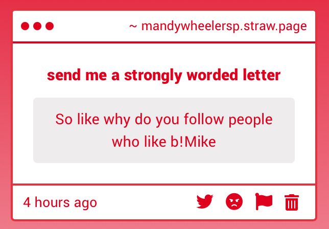 mandy 🧁 MIKE month tweet media