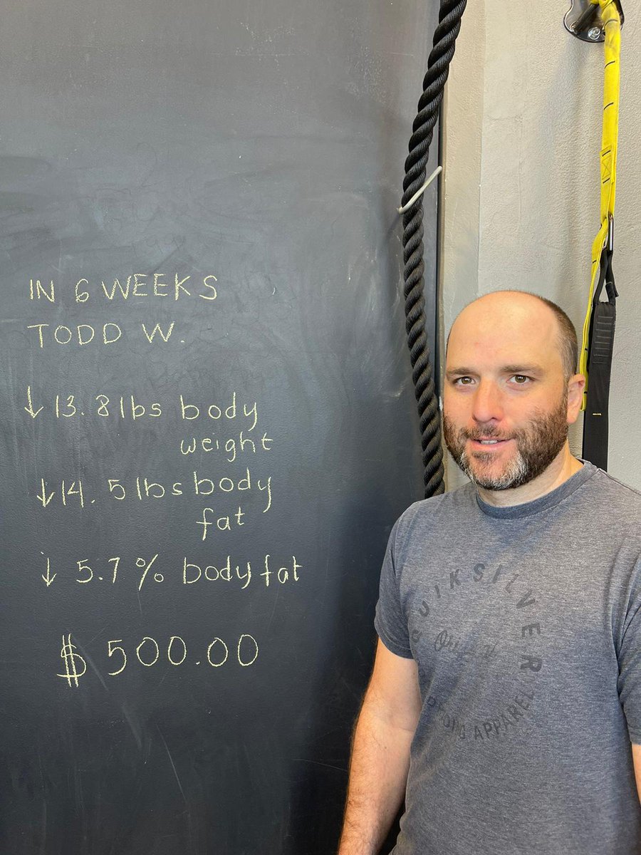 360FitnessSP's tweet image. 🌟 Todd crushed the #6WeekChallenge and won $500! 🎉 ✅ Lost 13.8 lbs body weight ✅ Cut 14.5 lbs body fat ✅ Reduced 5.7% body fat
His journey was tough, but the results speak volumes: lighter, stronger, fitter! Congrats, Todd! 💪
Ready to transform? ➡️ 360fitness.ca/6weeks