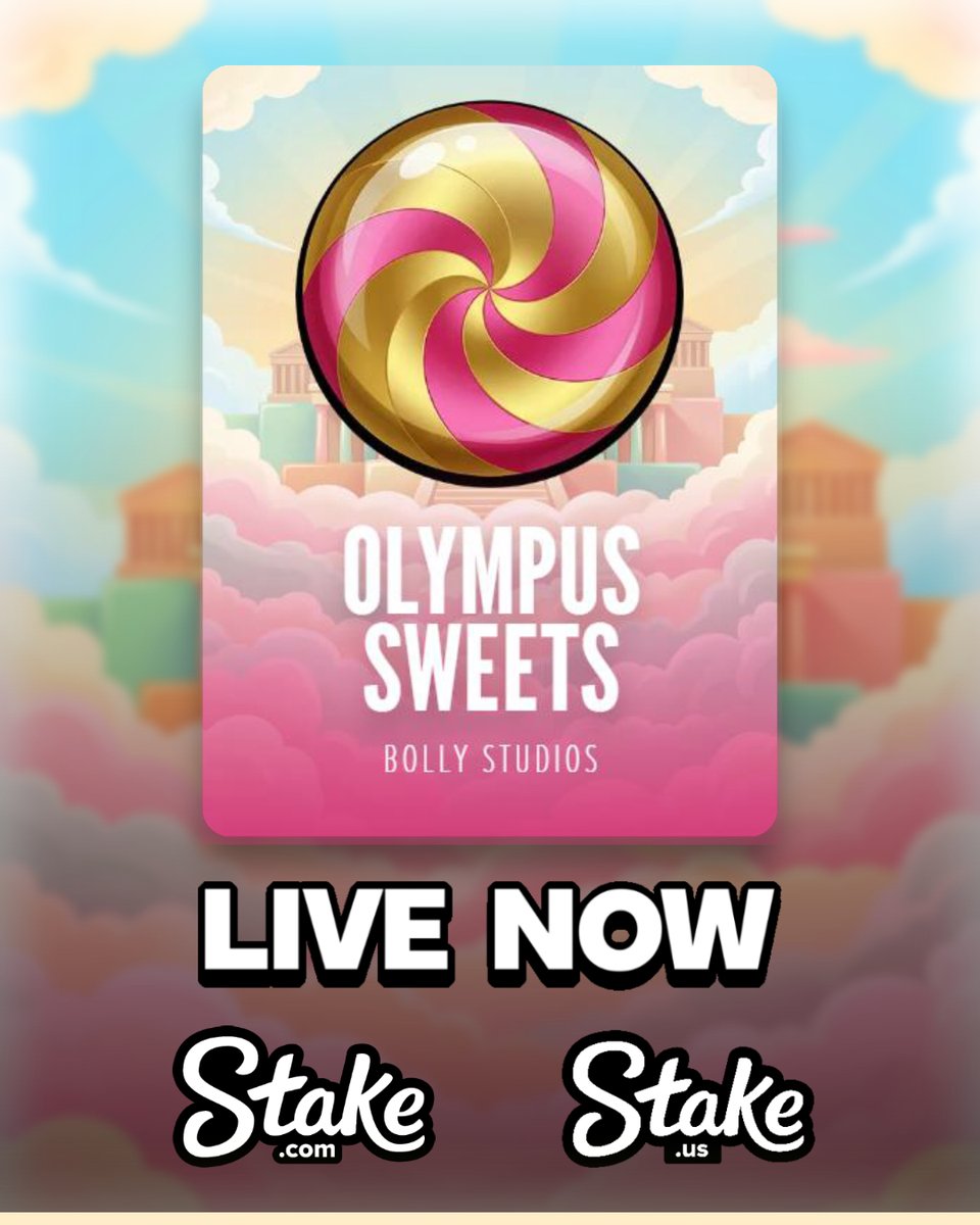 Sweet, Sticky, Yum 🍭🍬 - Olympus Sweets is officially live!   

🎁 RT + Stake ID 

Only on <a href="/Stake/">Stake.com</a> &amp; <a href="/StakeUsa/">Stake.US</a>