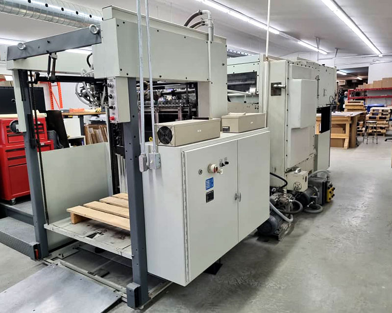 usedpresses's tweet image. ⚠️ Bobst SP-102E Auto Die Cutter Available ⚠️

▶️ Size 28x40 in
▶️ 2 Plates / Chases
▶️ Stripping
▶️ 50K hours
▶️ 7500 sheets/hr

Visit 🇨🇦: ow.ly/nA9Y50YGN4O 👈

Call ☎️ +1 (416) 752-4488 or email machines@printersparts.com

#DieCutter #BobstSP102E #CuttingMachine