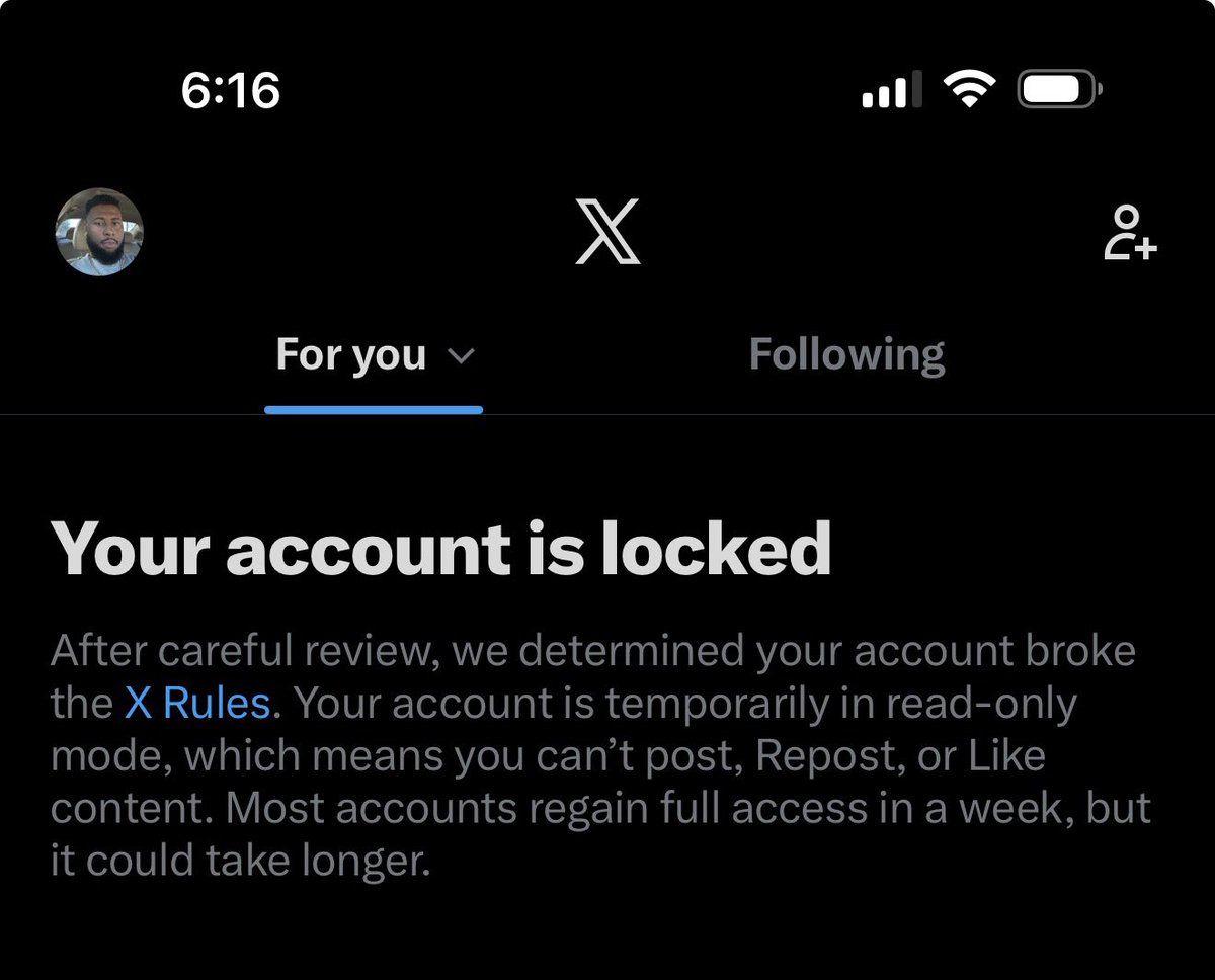 I said a dude who killed and raped a child should d** publicly and this happened, but people can spam “Ni**er all they want to on this app…I know what you are <a href="/elonmusk/">Elon Musk</a>