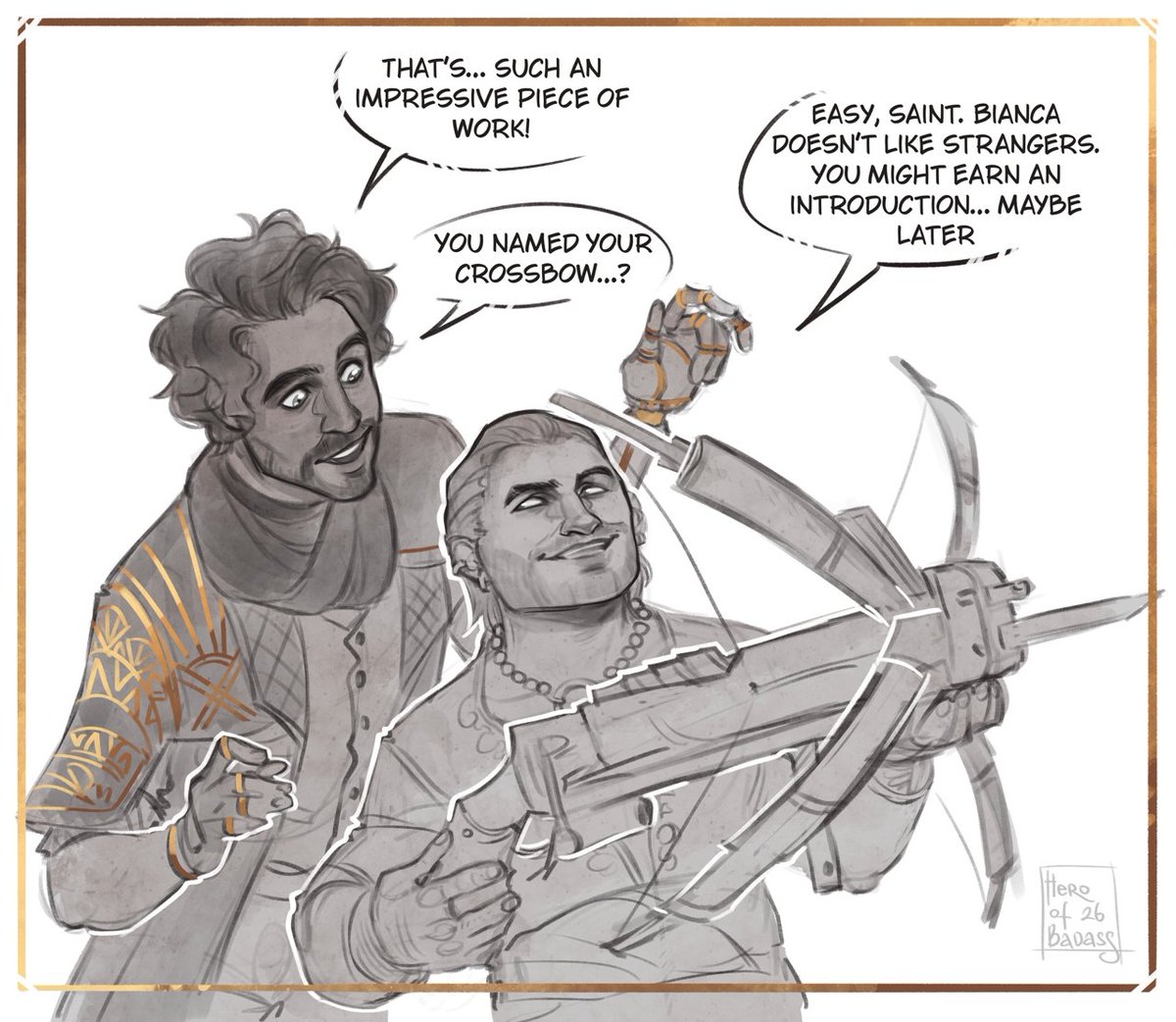 Hero_of_Badass's tweet image. Maybe later ~
#e33 #Expedition33 #ClairObscurExpedition33 #Gustave #crossover #DragonAge #Varric