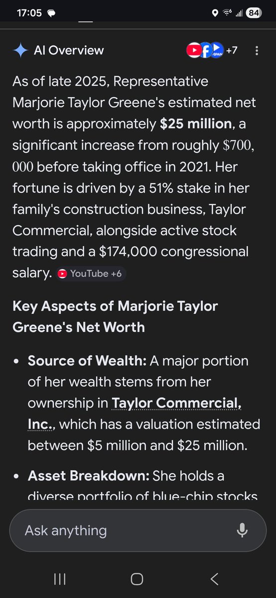 RipStubbs75's tweet photo. @Daytobehappy @FmrRepMTG At least it's not AIPAC money like what Trump has taken to the tube of $250 million from the Adelsons. Then his son's drone company was just awarded a multi billion with a "B"defense contract. But it was rather debunking your BS claims. https://t.co/qPSTB8fDQW