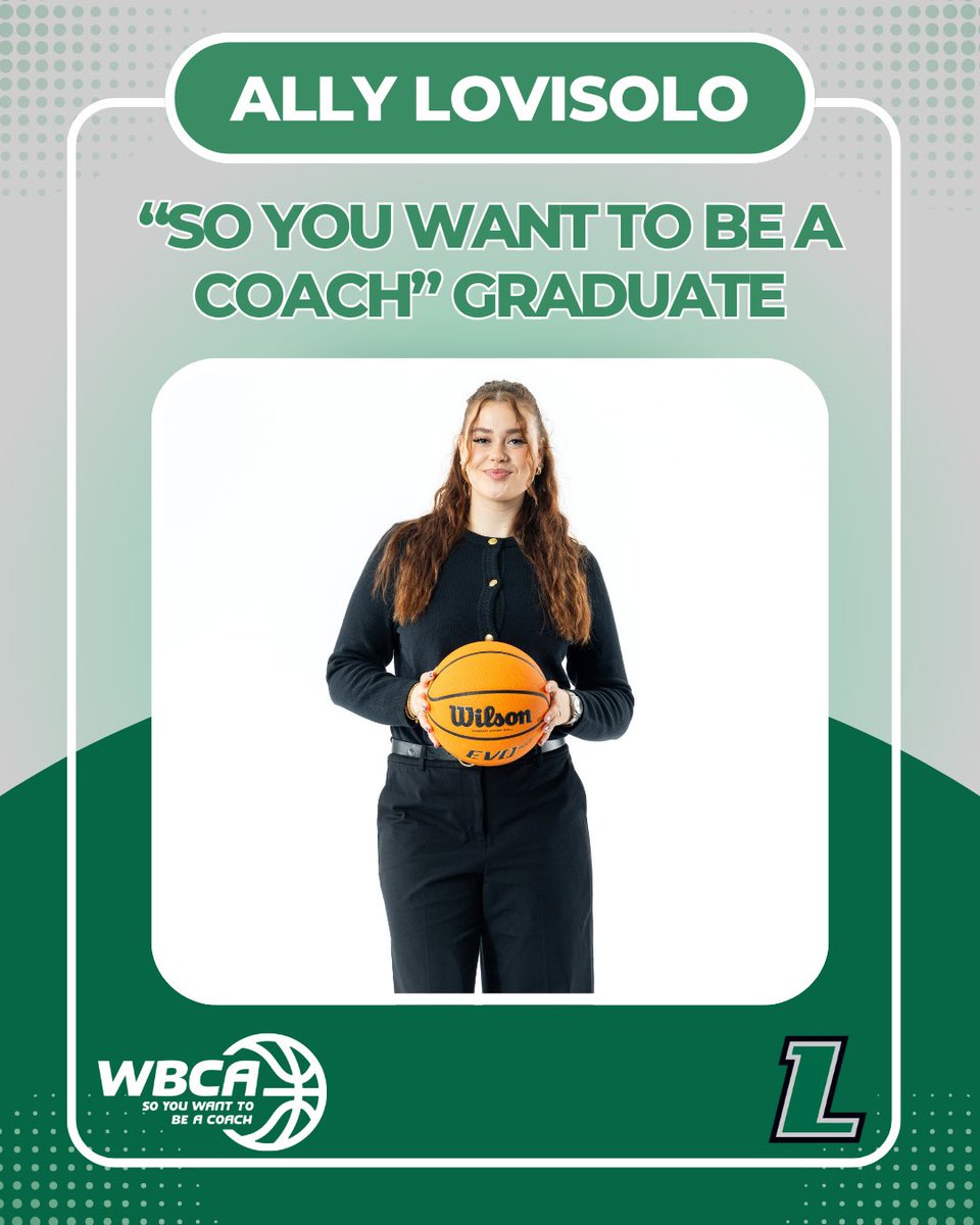 LoyolaWBB's tweet photo. Congratulations to senior, Ally Lovisolo, for completing from the 2026 “So You Want To Be A Coach” program in Phoenix this past weekend! We can’t wait to see Coach Ally on the sidelines next year! #GRT https://t.co/r5D5SfSUSb