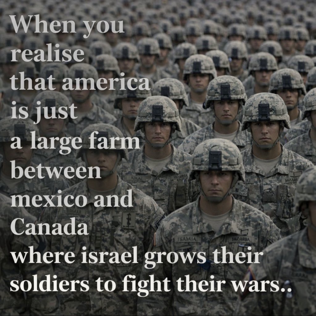 <a href="/EthanLevins2/">Ethan Levins 🇺🇸</a> Defund Israel immediately before they send our young people over there to accomplish this for them!