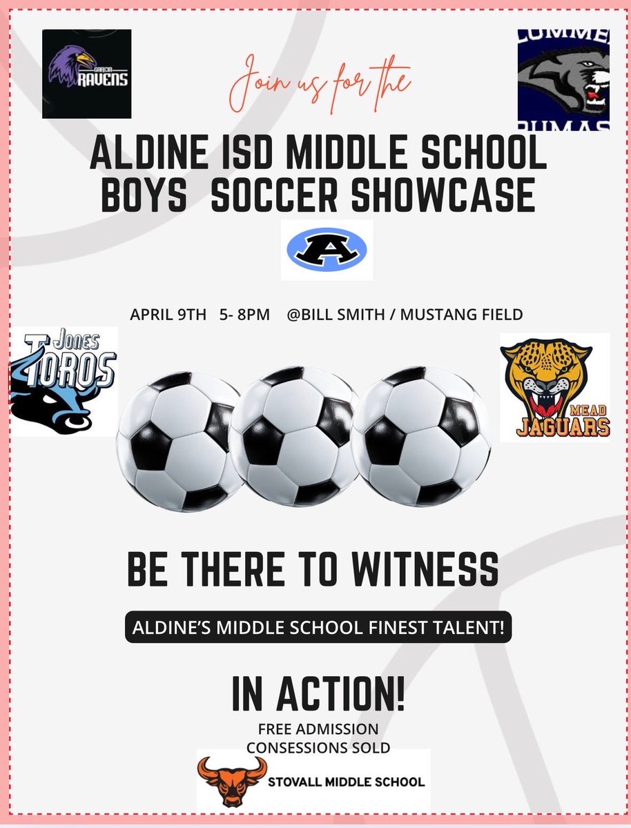 StovallSports's tweet photo. Today is the Day . Your Stovall boys soccer will have their first challenge of the season were they will play in the Aldine Isd Showcase at smith stadium Come support your Stovall Steers Starting at 5:00 PM LETS GO ! 🧡 #soccer #middle #daherd #football #sports https://t.co/8gXUbU85cV