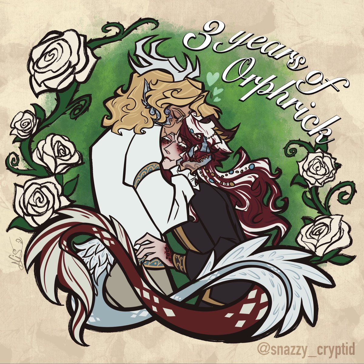 Going on 3 years of Orphrick!! 🎉🎉
🧐❤️🎹
#IdentityV #Orphrick #FrederickKreiburg #OrpheusDeross