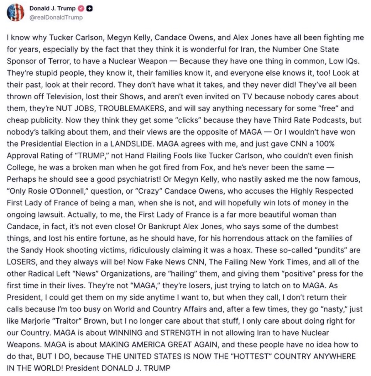 Juanita Broaddrick tweet media