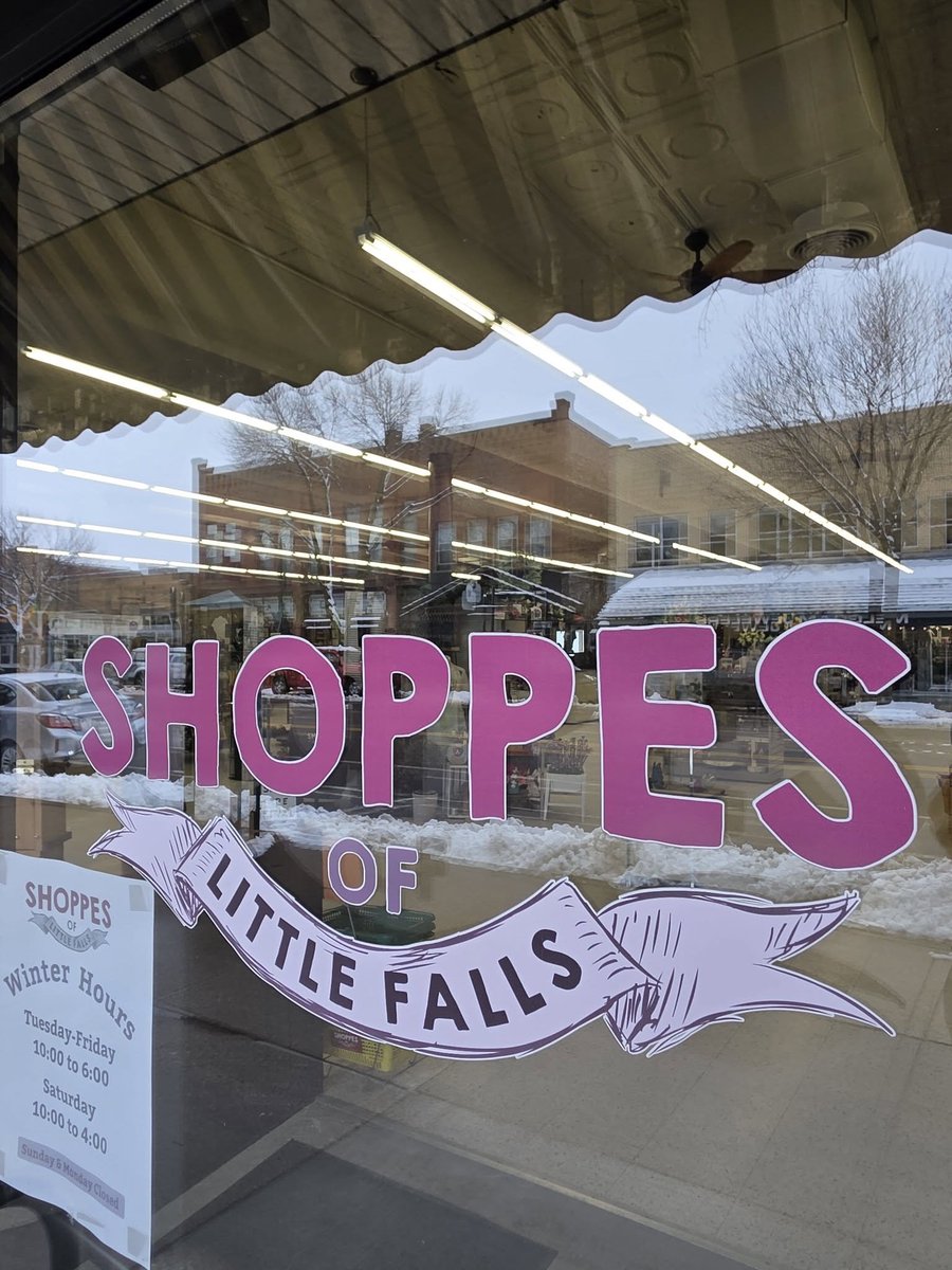 cdcmorrisonmn's tweet image. 📰 Some fun changes are coming to the #ShoppesofLittleFalls!
Follow their FB page for details😃
facebook.com/shoppesoflittl…
OPEN until 6 PM! 🛍
🌐 shoppesoflittlefalls.com
#boutique #giftstore #shopsmall #visitlittlefallsmn #ShoptheShoppes #ShoppesofLF #LittleFallsMN #MorrisonCounty
