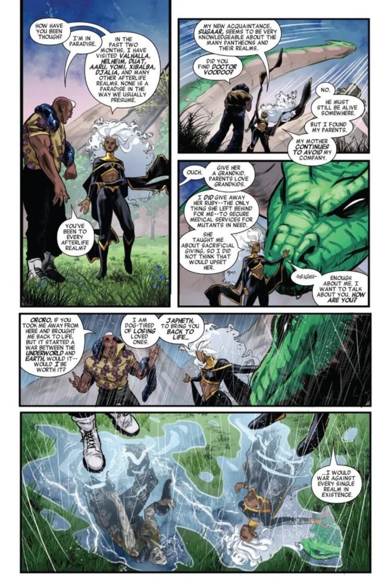 StrongVoice22's tweet image. #xspoilers Storm: "Earth's Mightiest Mutant" PREVIEWS‼️ 🌬⛈️