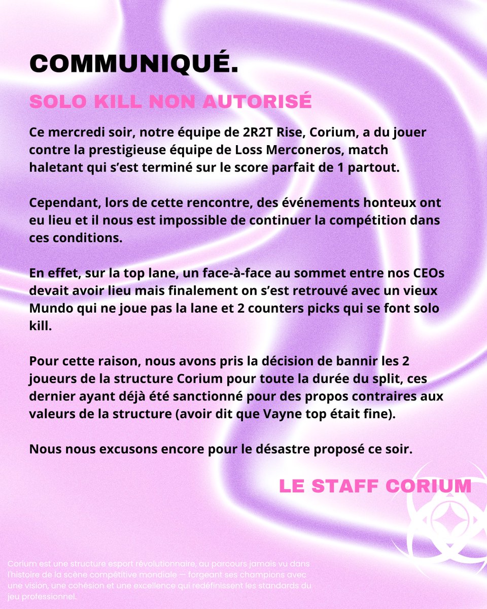 Corium tweet media